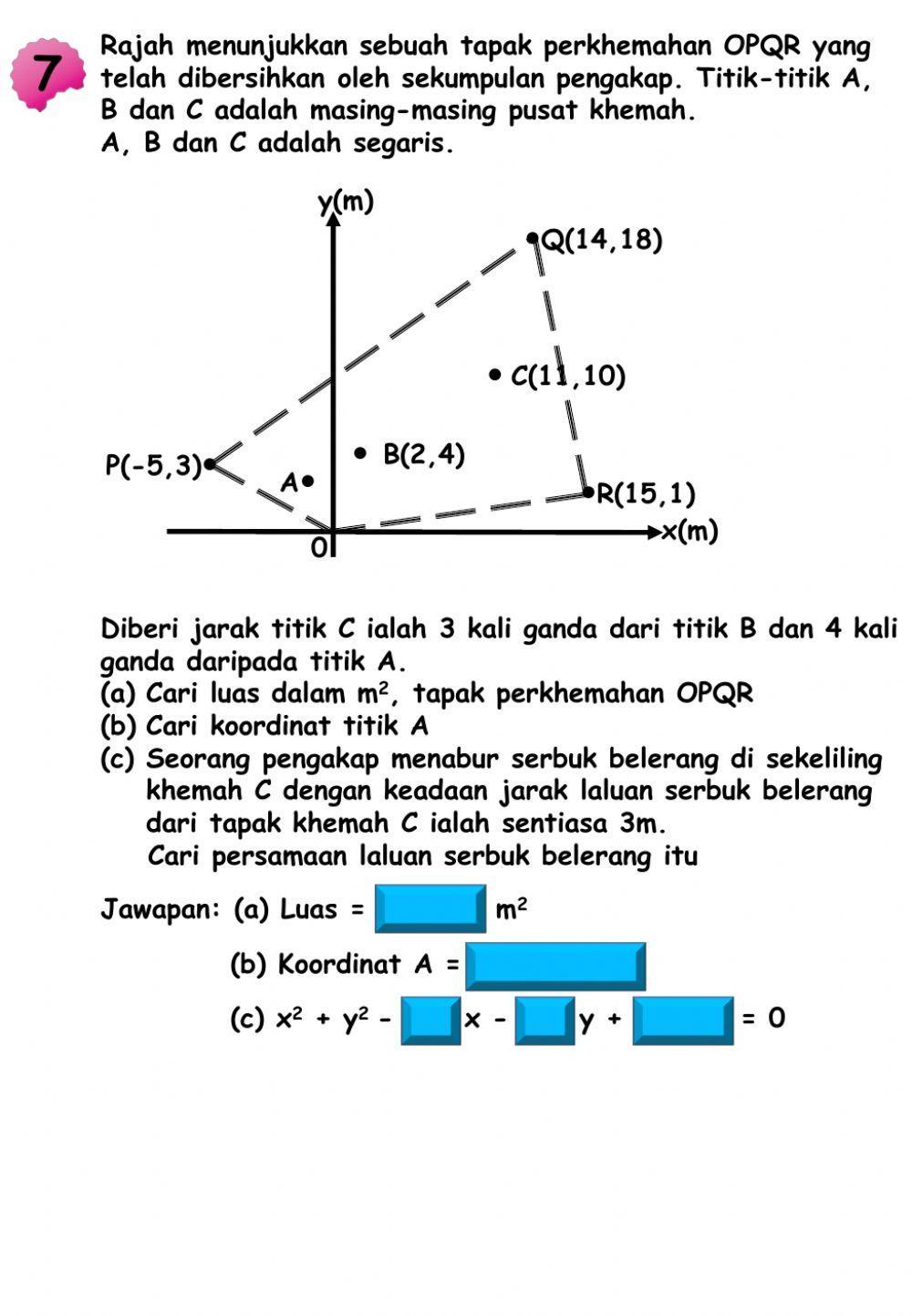 Ulangkaji topik Geometri Koordinat