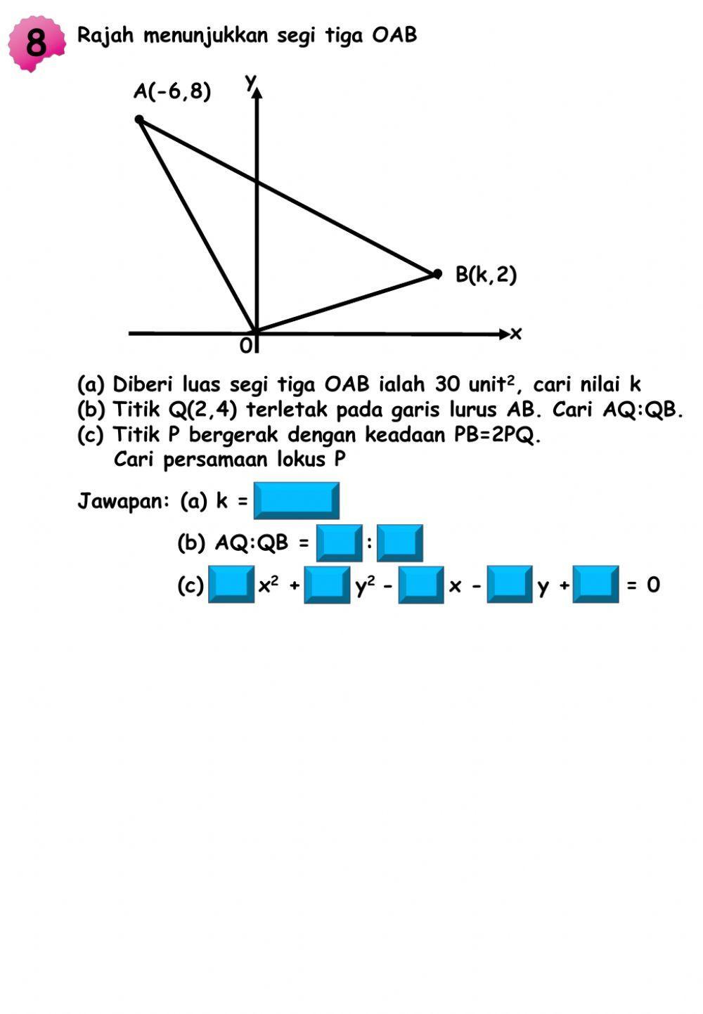 Ulangkaji topik Geometri Koordinat