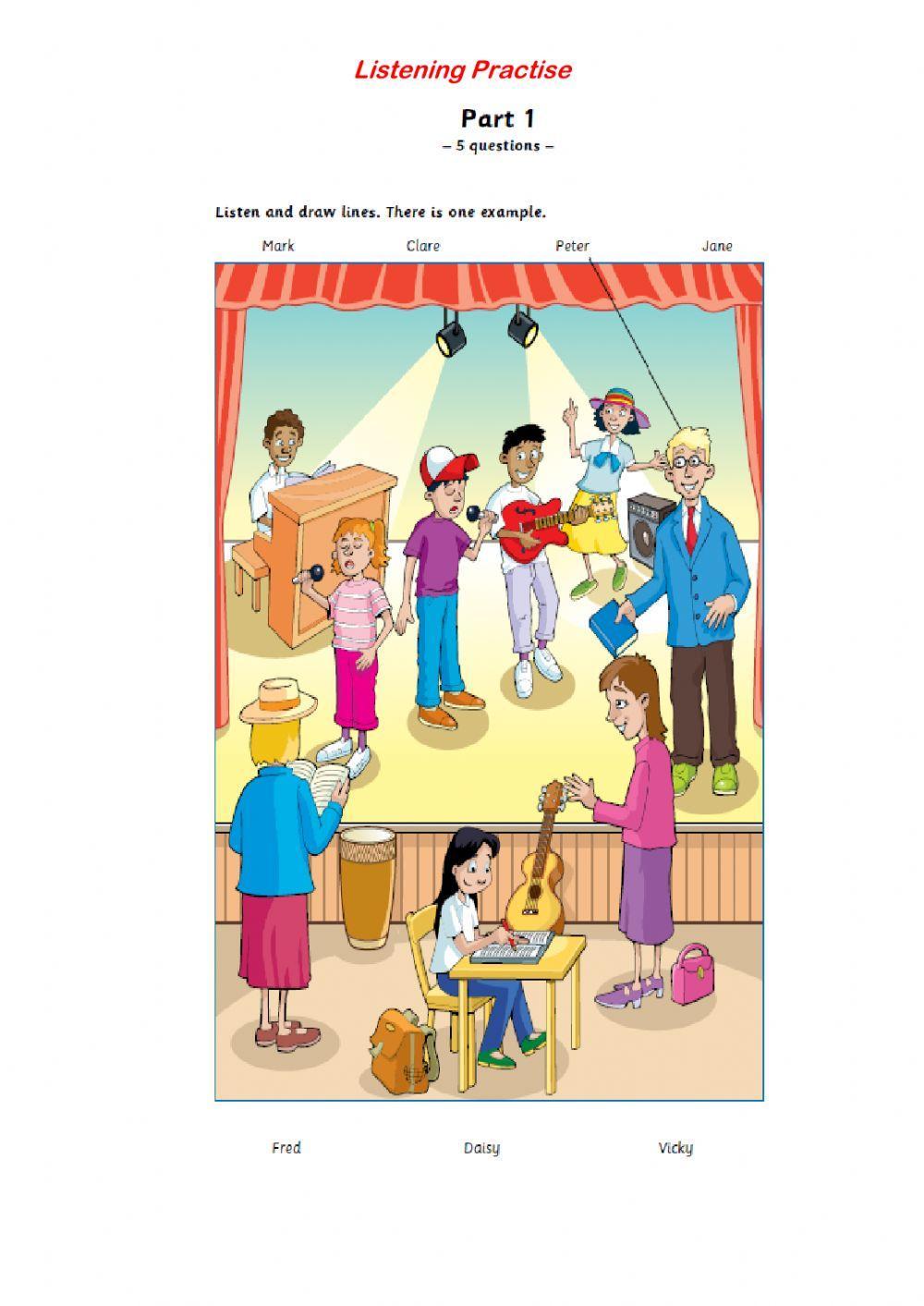 Cambridge Listening practise