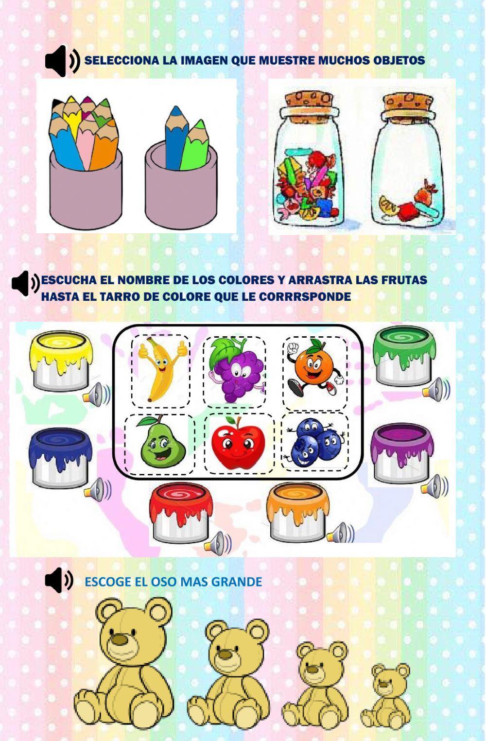 Cuestionario final matemática párvulo