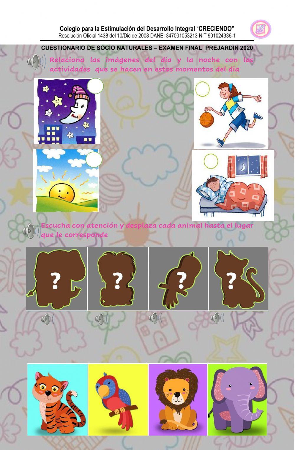 Cuestionario final socionaturales parvulo