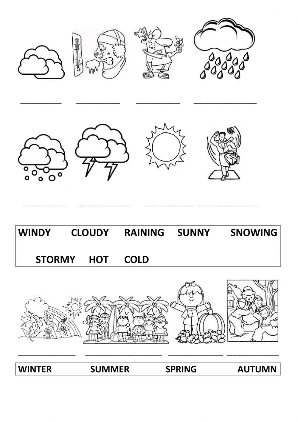 The weather New English Adventure 3 unit 2