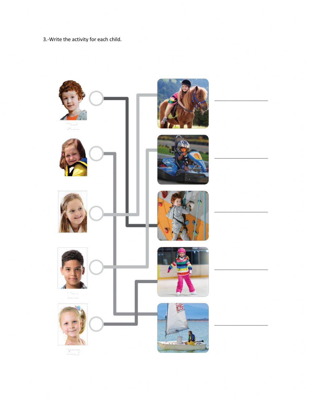 Vocabulary exercise E3