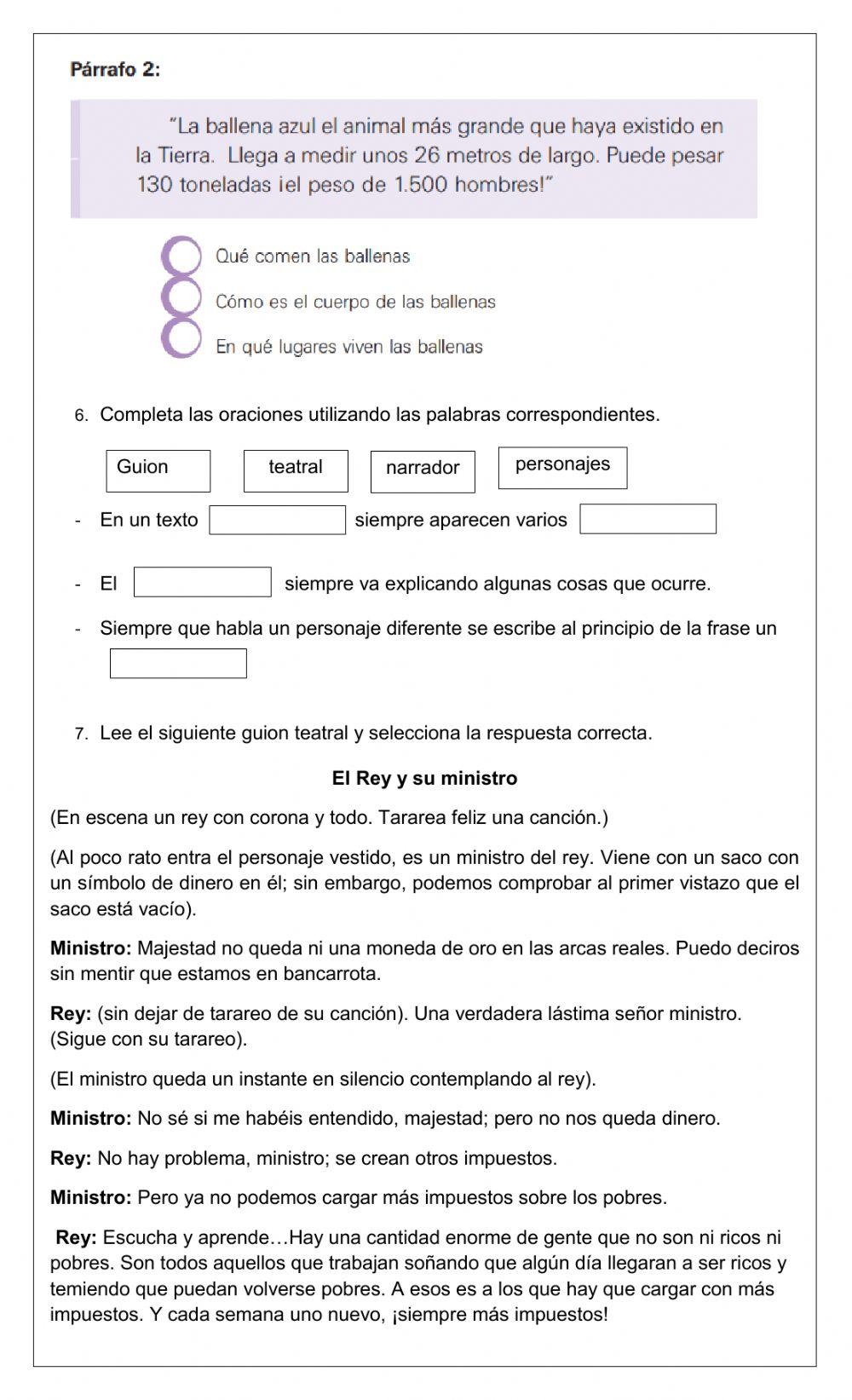 Síntesis Lengua Castellana
