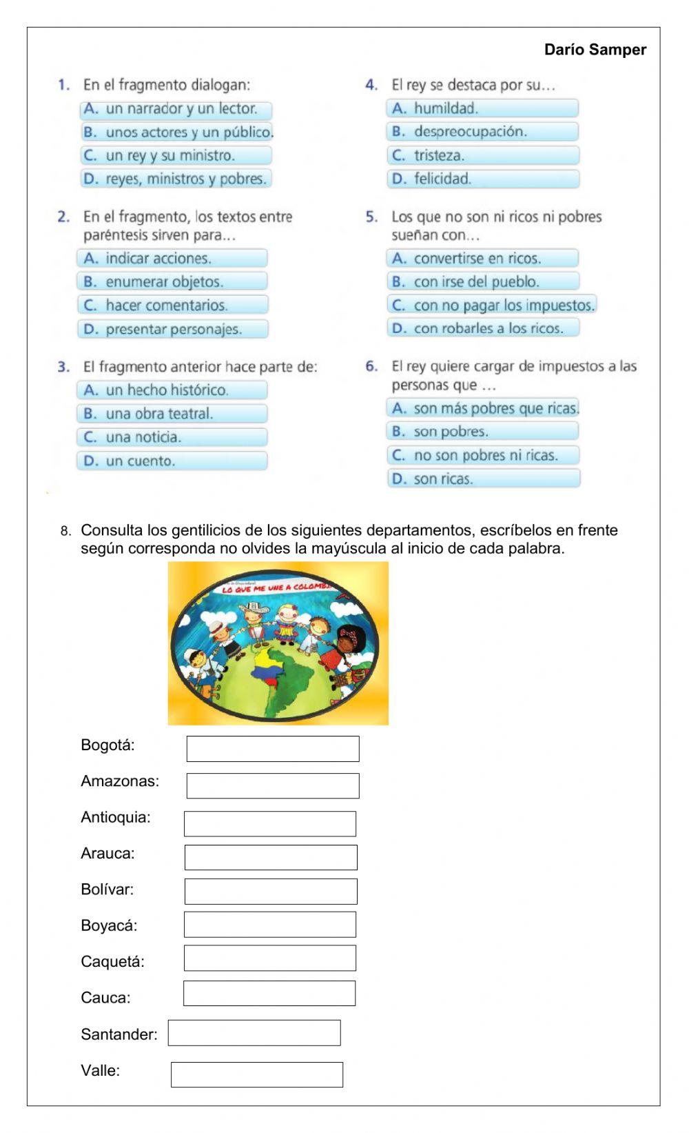 Síntesis Lengua Castellana