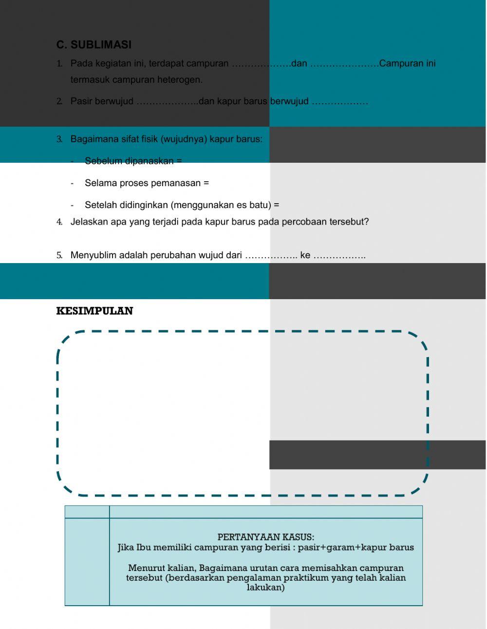 LKPD Pemisahan Campuran