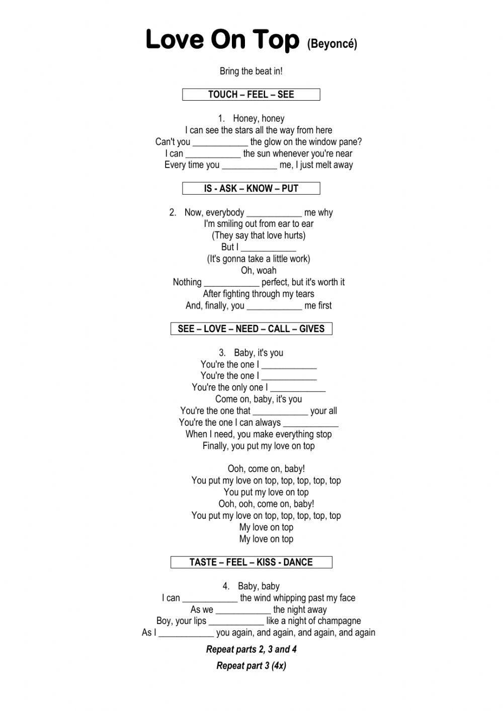 Love on Top (Beyonce)