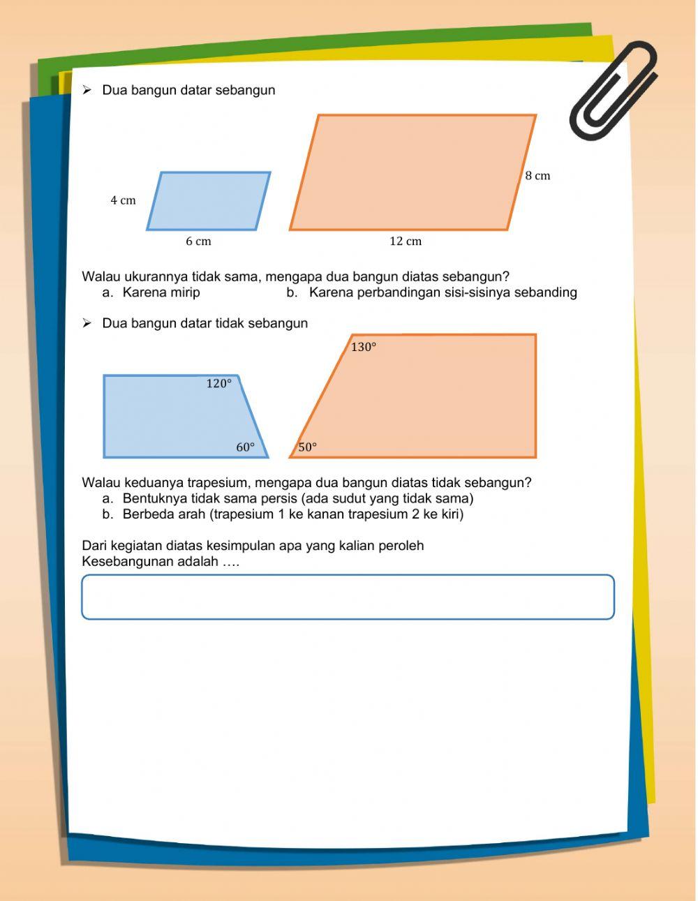 Kesebangunan dua segitiga