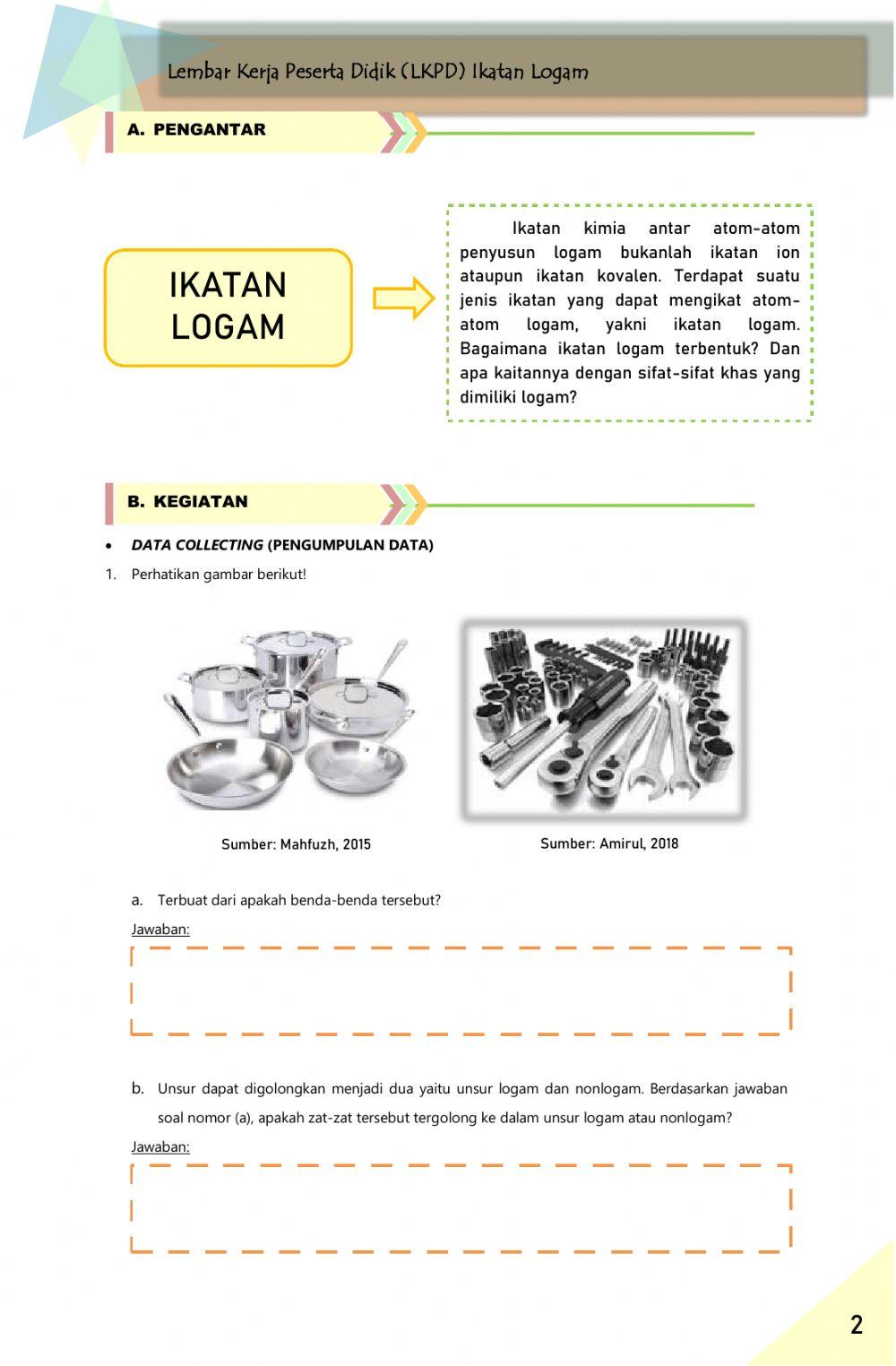 LKPD Materi Ikatan Kimia