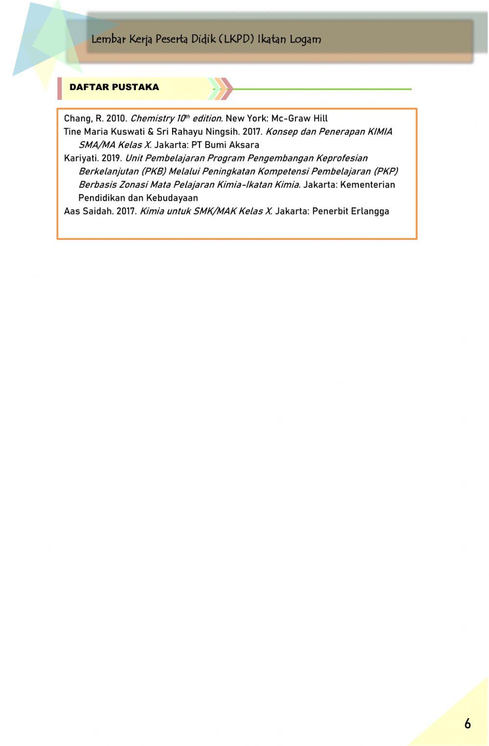 LKPD Materi Ikatan Kimia