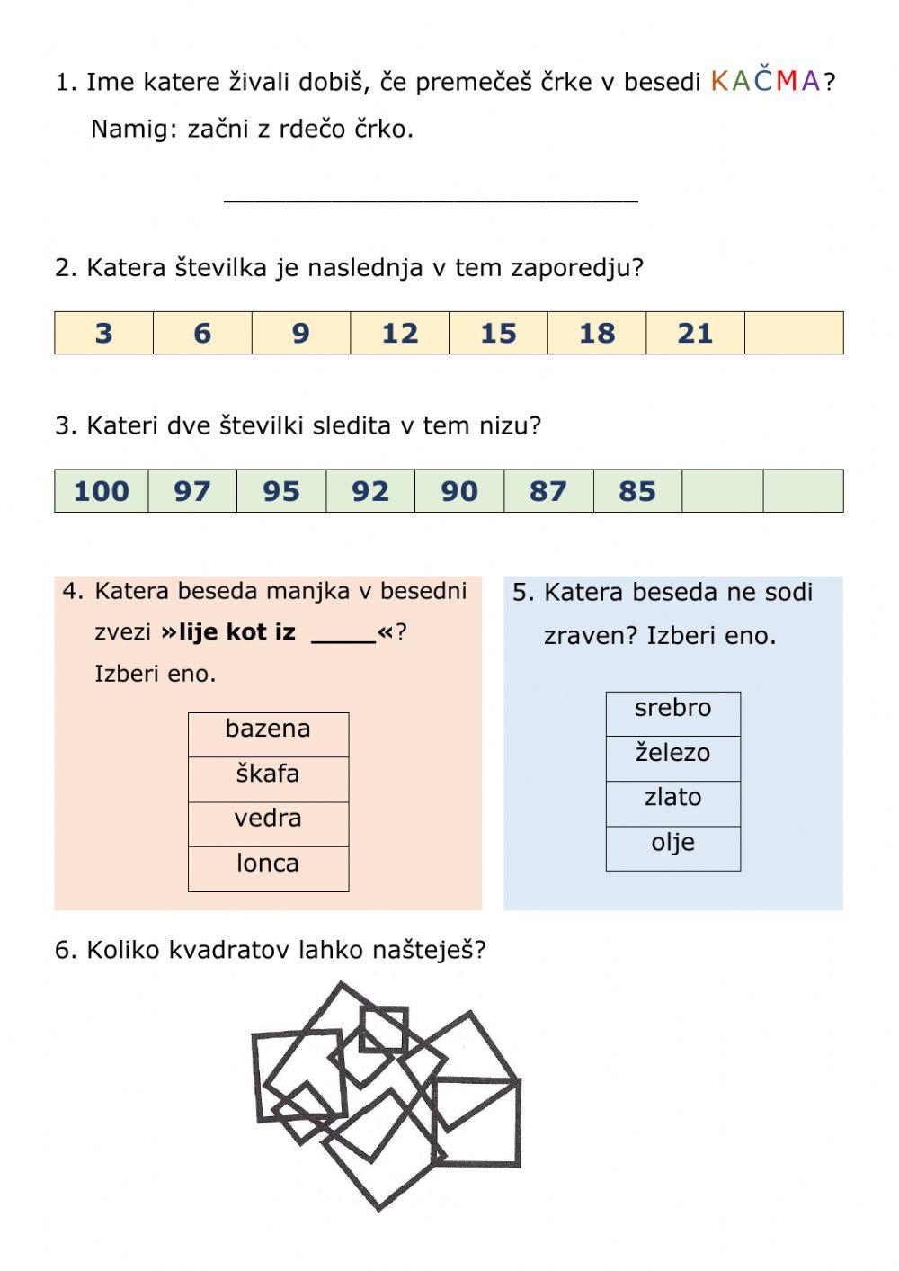 Razmigam možgančke 1
