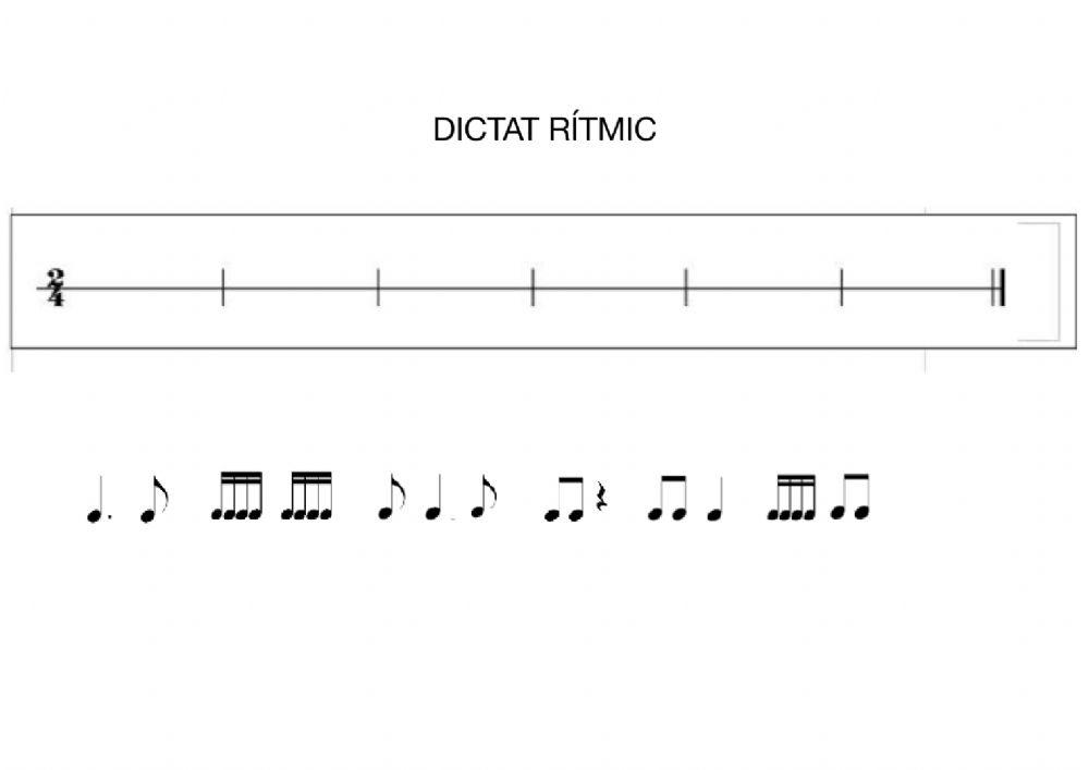 Dictat rítmic (5è, 1)