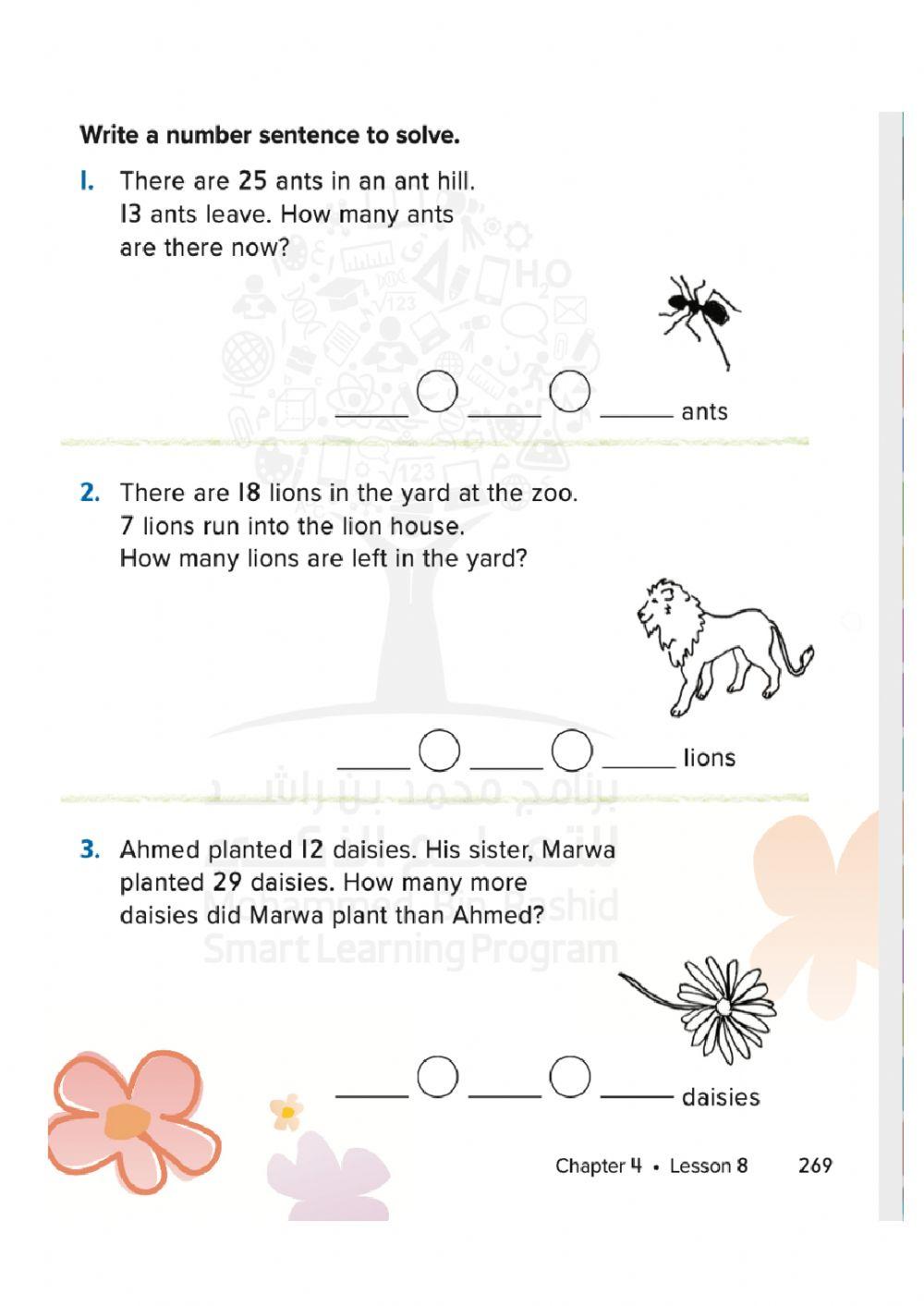 write-a-number-sentence-interactive-worksheet-live-worksheets