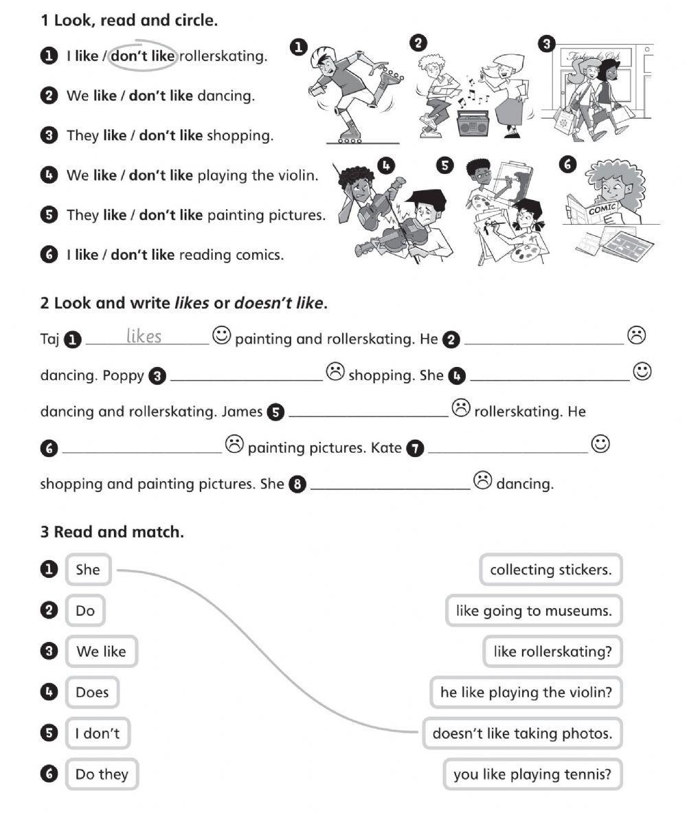 Free time activities