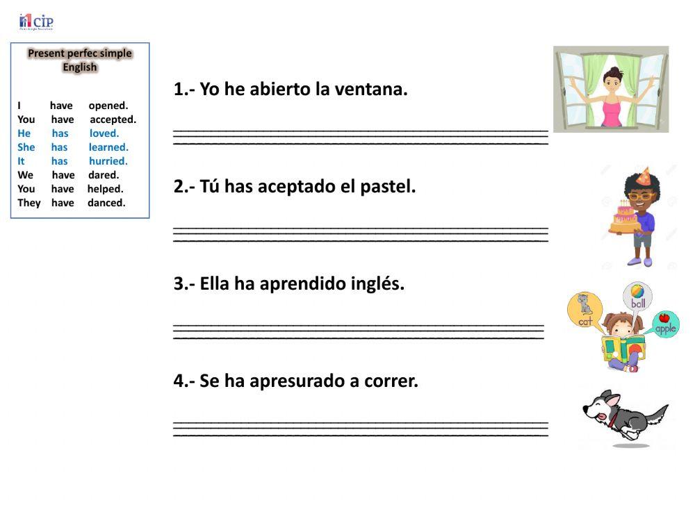 Present Perfect Affirmative