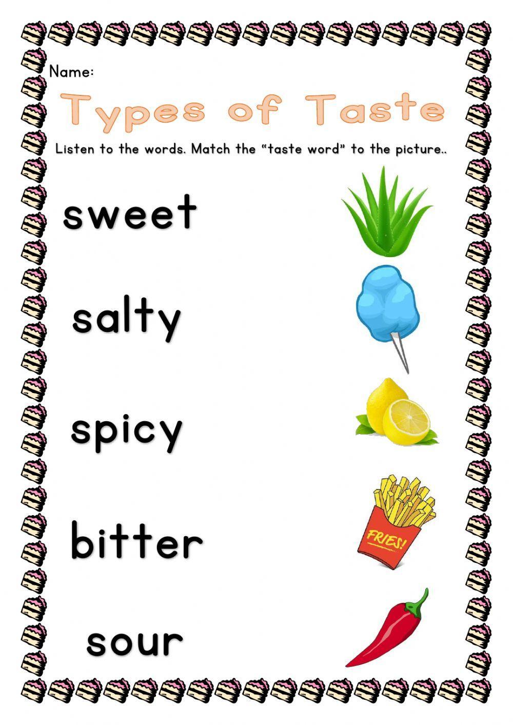 480409 Types of taste L'Kheira Thompson