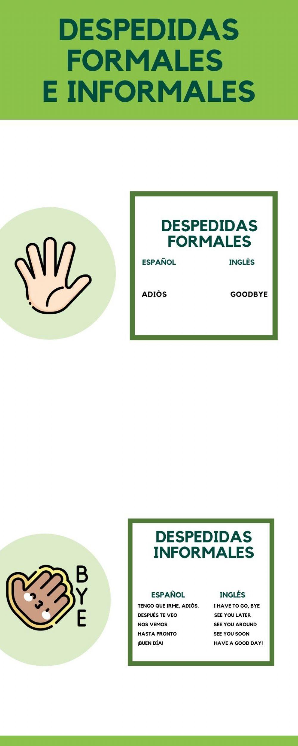 Despedidas en inglés