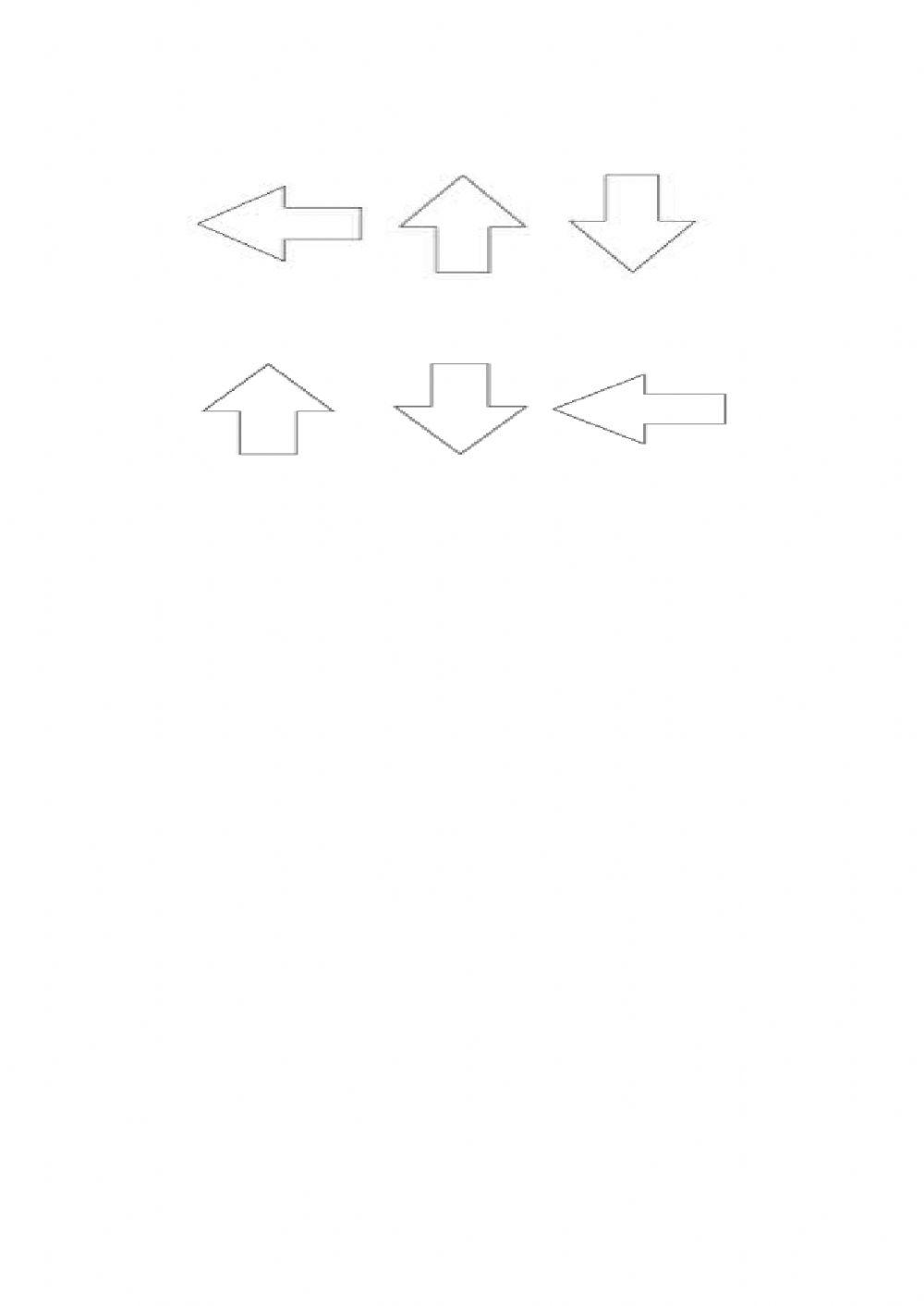 Up, down, left … | Free Interactive Worksheets | 480461