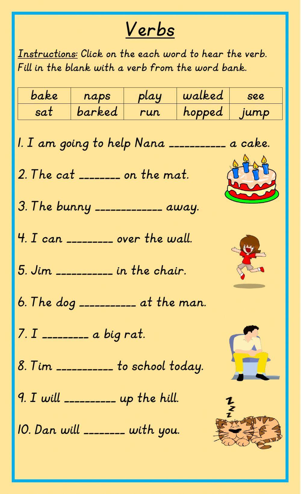 Verbs in Sentences