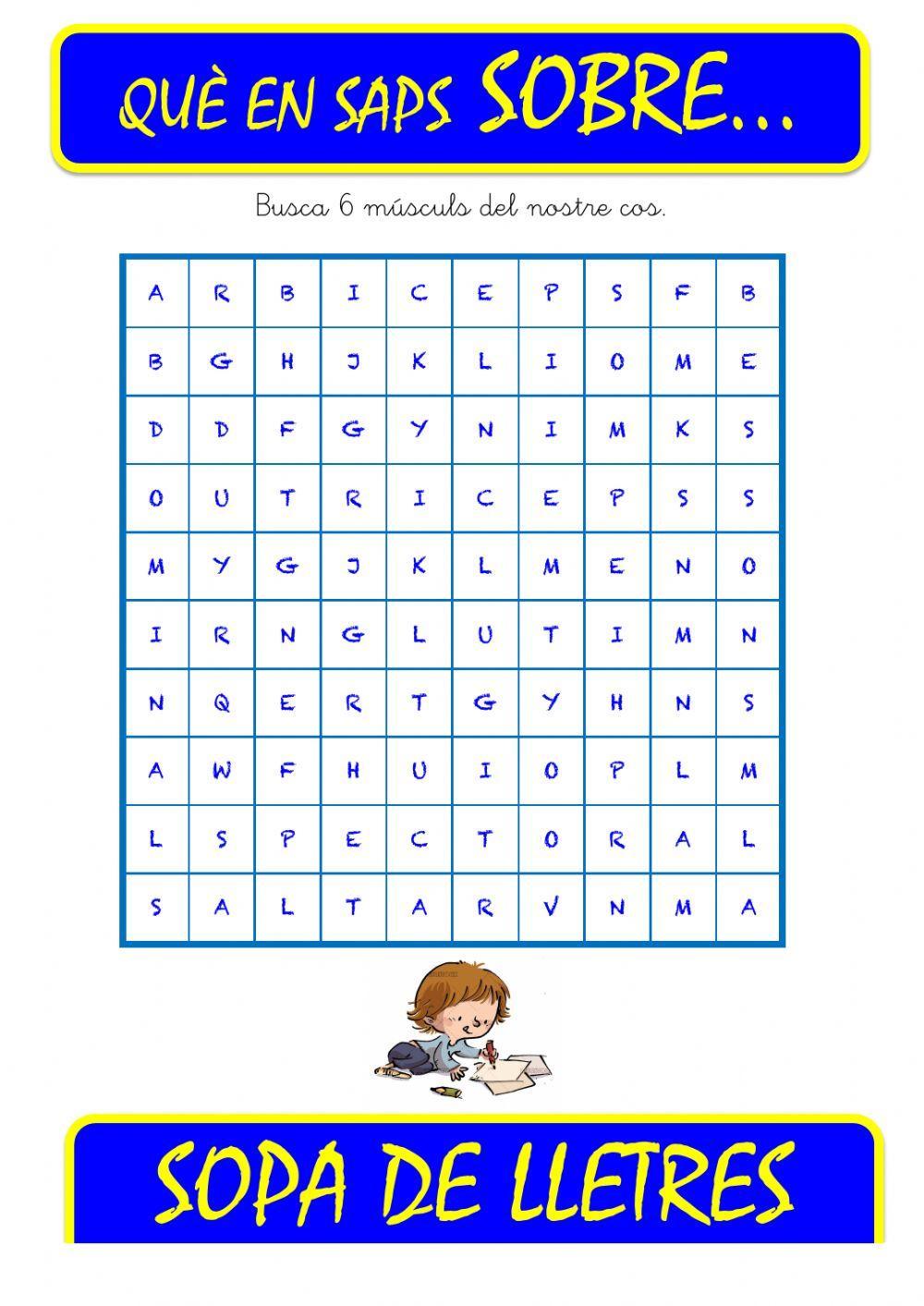 Que saps sobre...Sopa de lletres-A.Locomotor 03