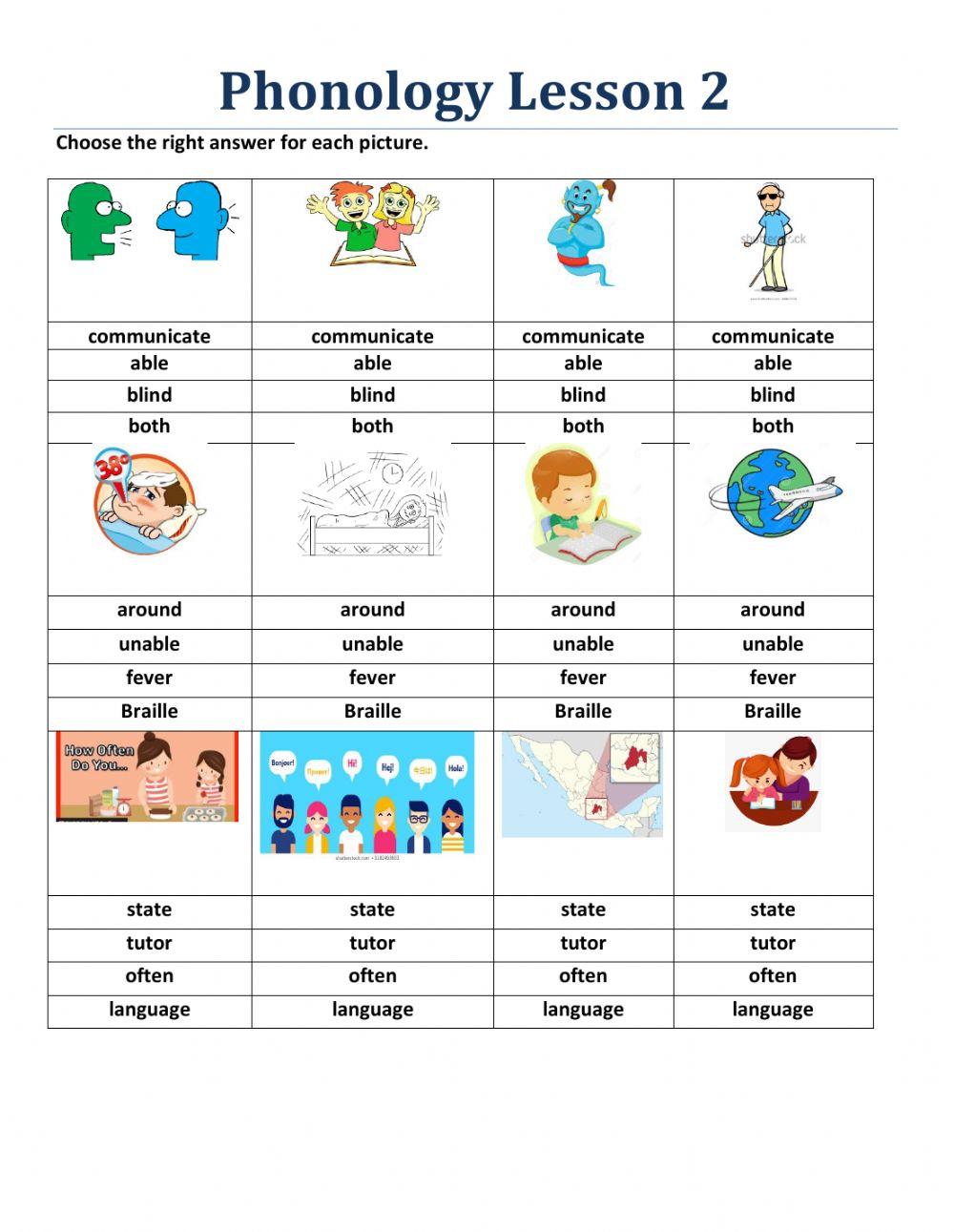 Phonology Lesson 2 Book 2