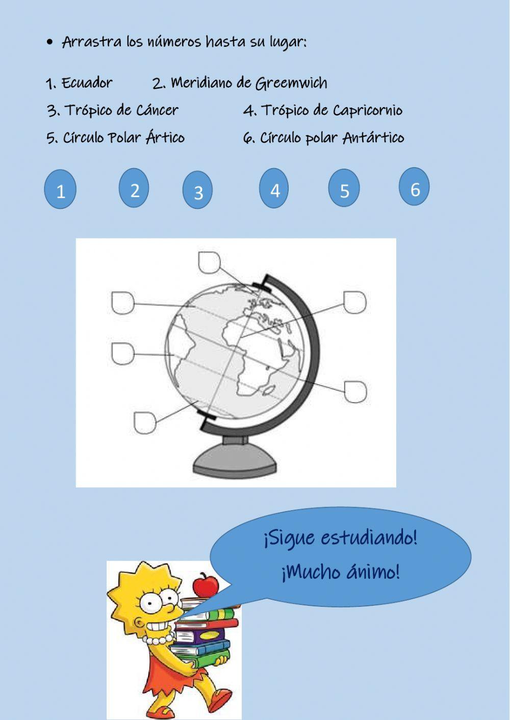 Repaso la representación de la tierra