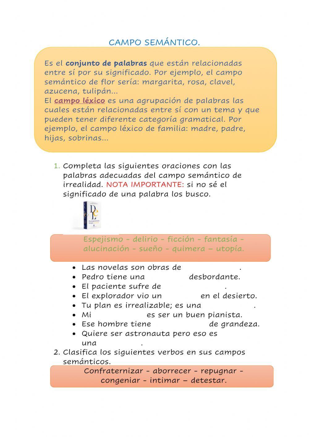 Campo semántico.