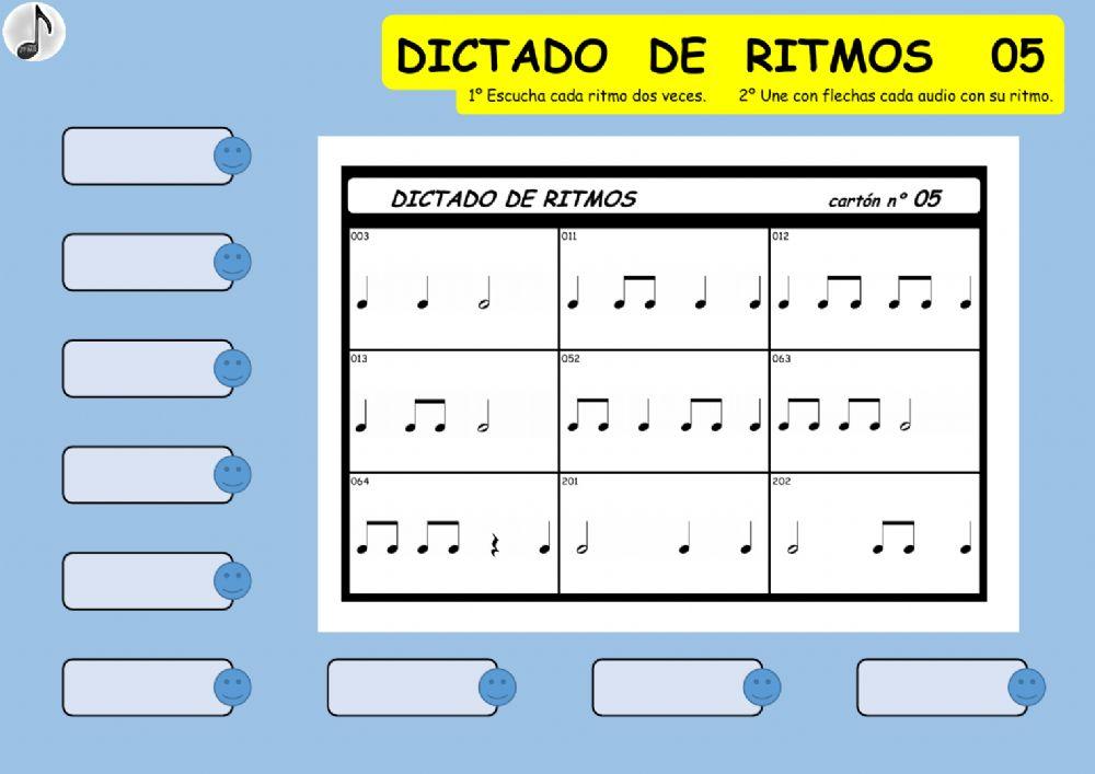 DICTADO DE RITMOS 05