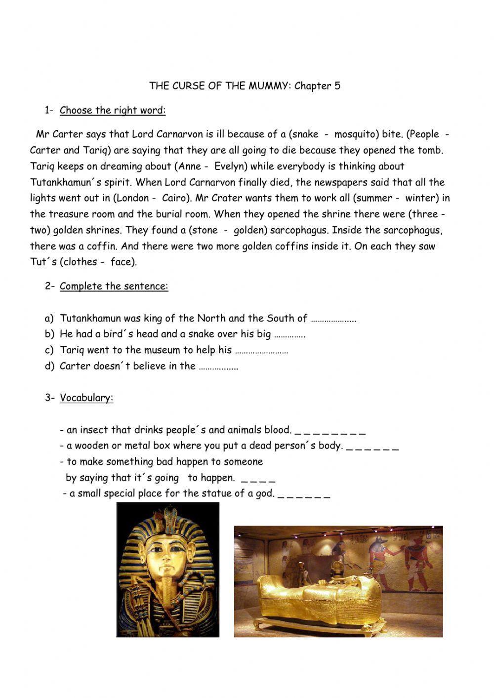 The Curse of the Mummy chapter 5