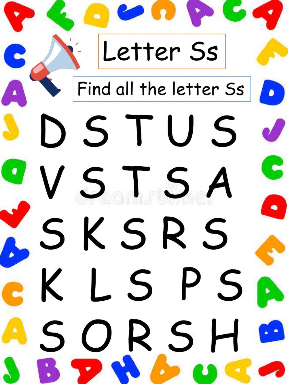 Letter Ss