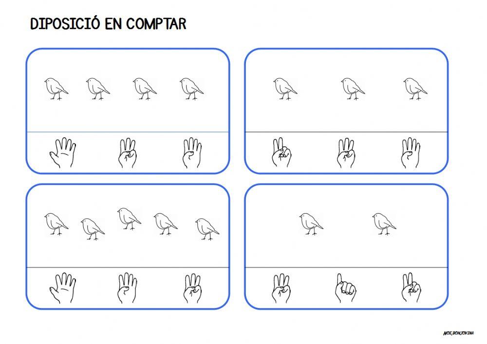 Disposició en comptar Disposició en comptar