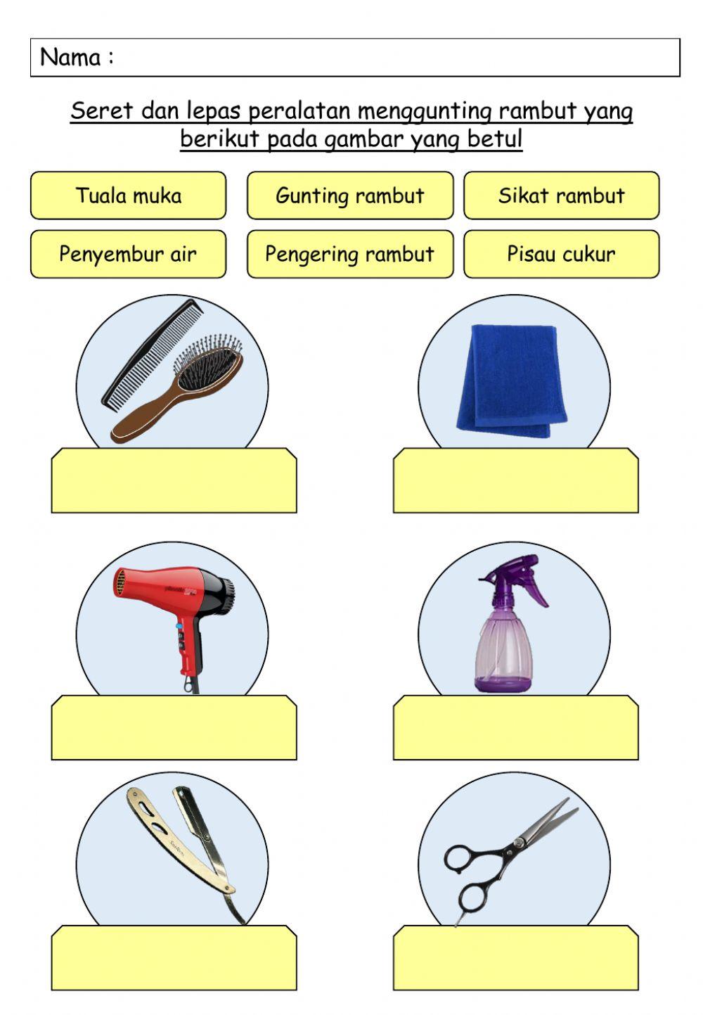 Bahasa Melayu - Pekerjaan (Tukang Gunting Rambut)