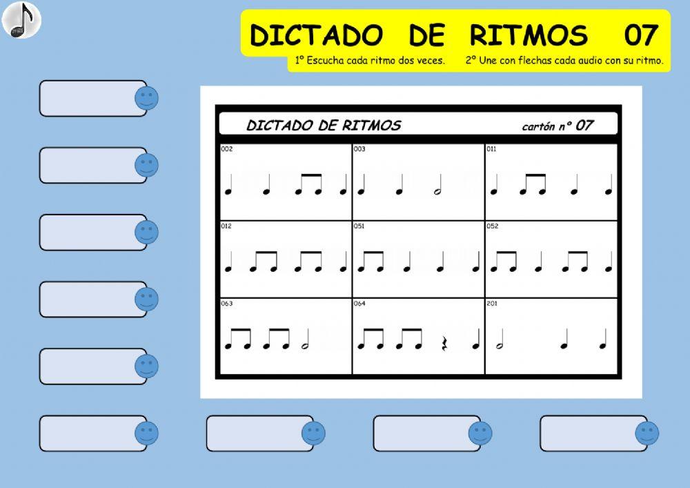 DICTADO DE RITMOS 07