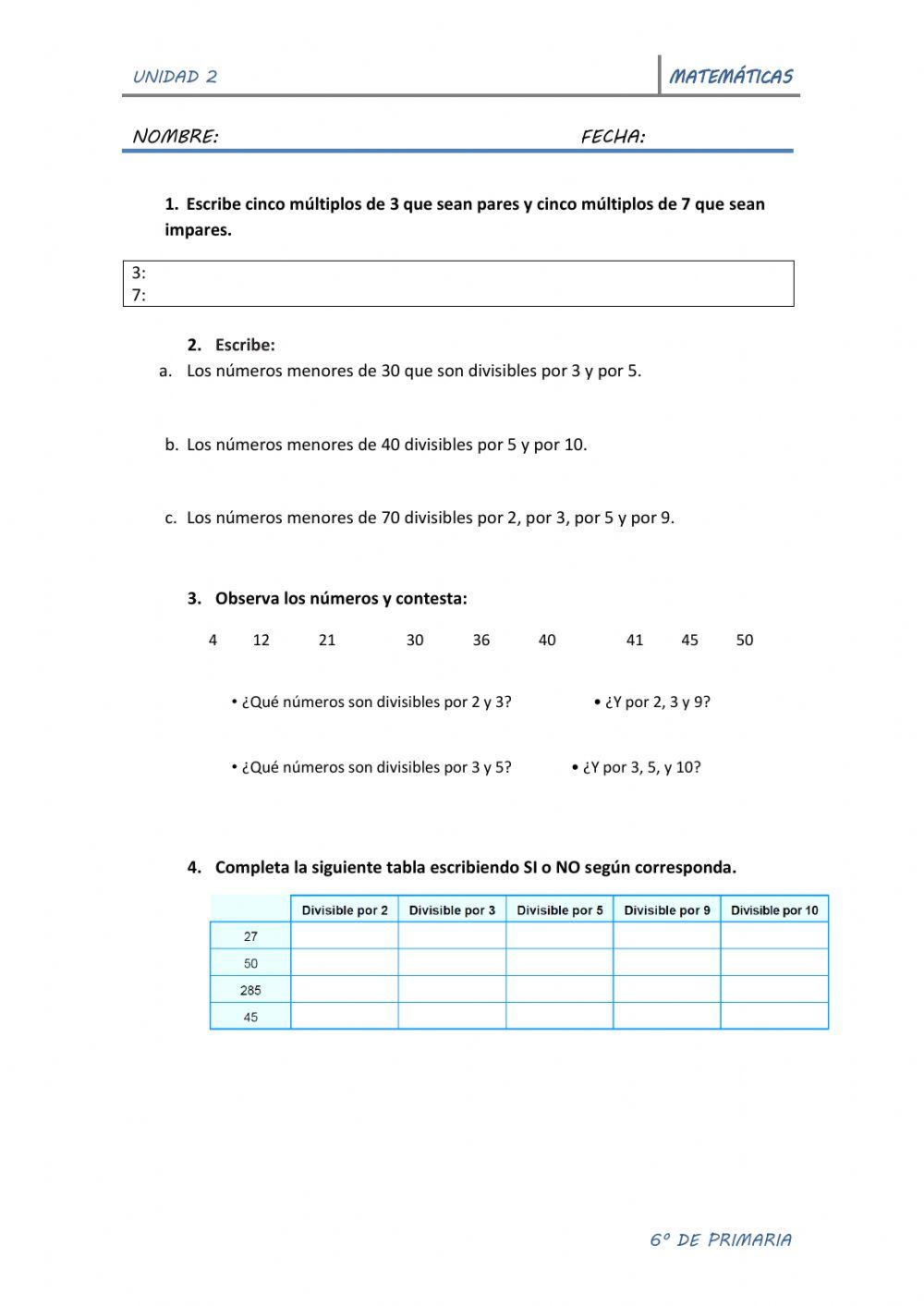 Control de Mates Tema 2