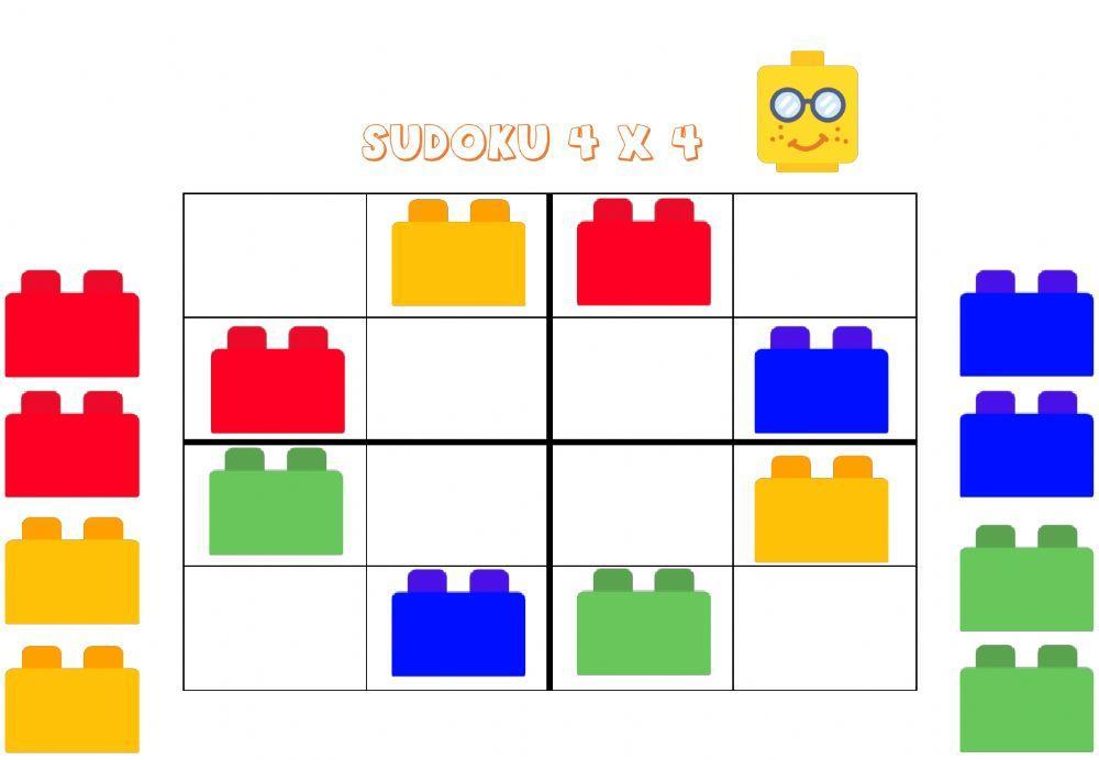 Sudoku 4x4 sencillo