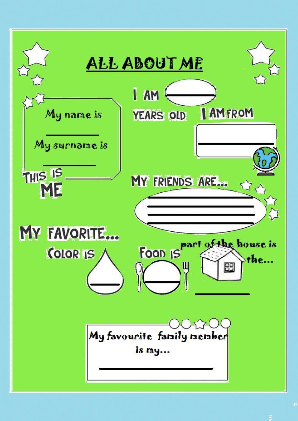 All about me-personal information