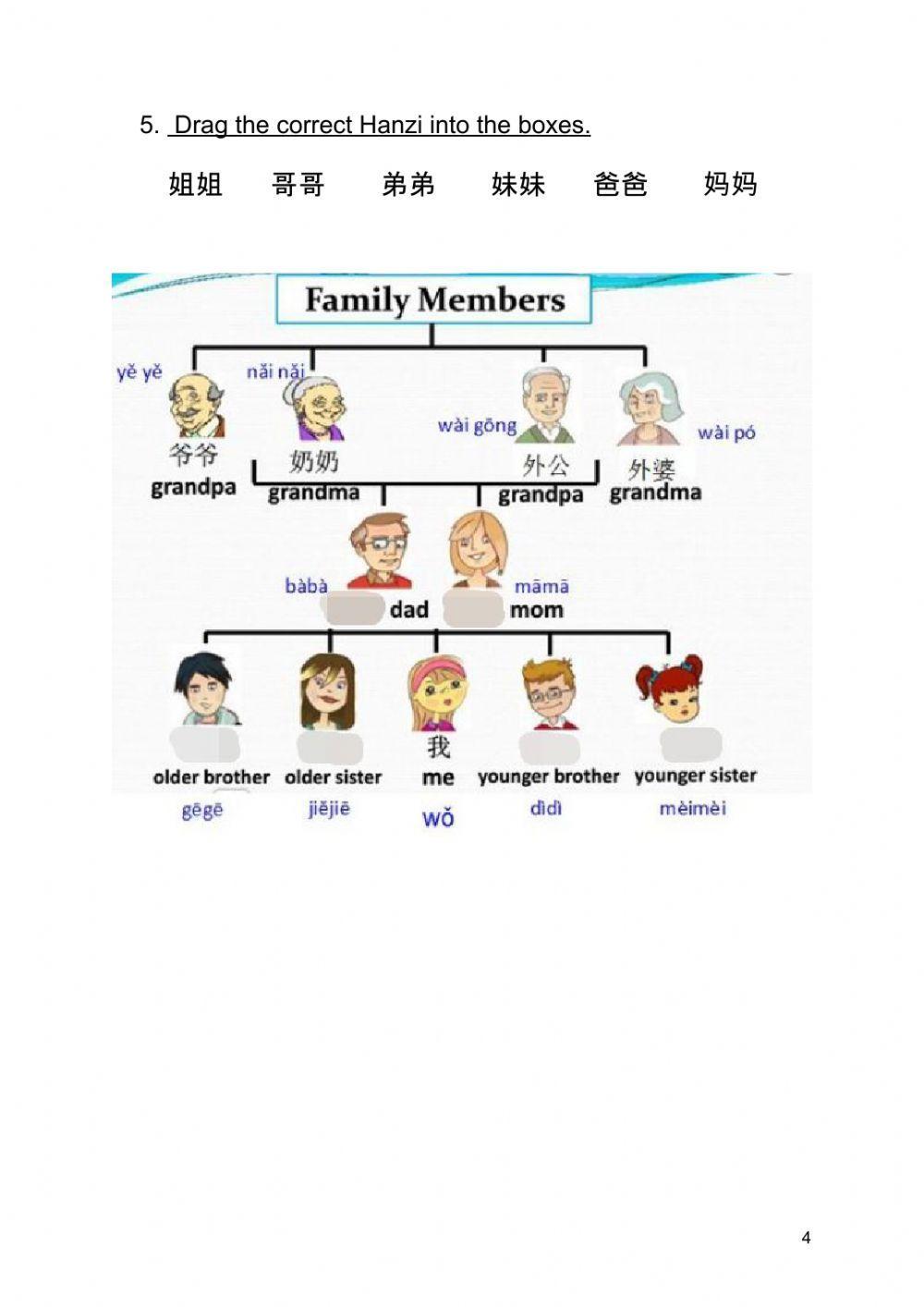 Lesson 9 (family members)