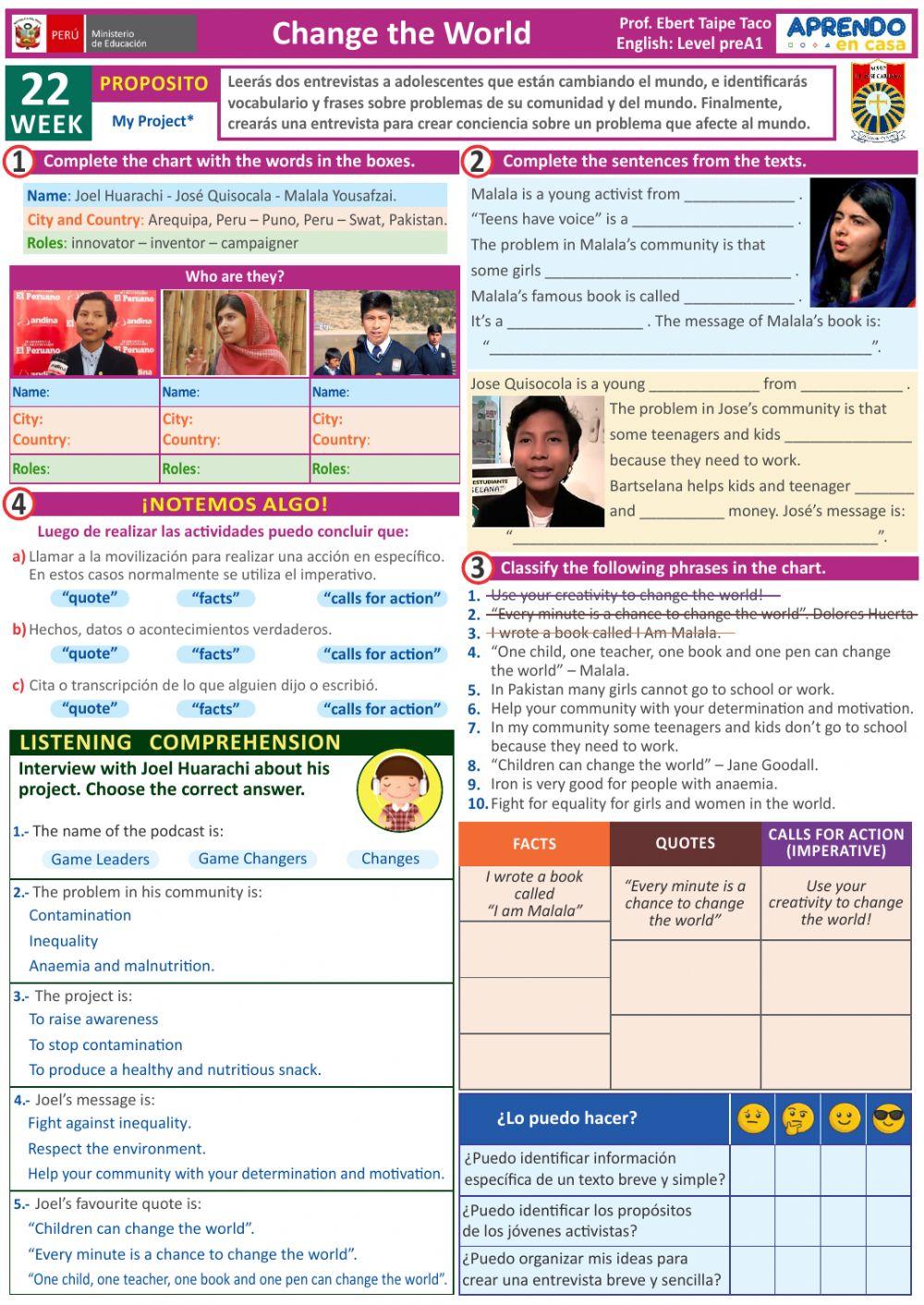 Change the World - W-22 (PreA1)