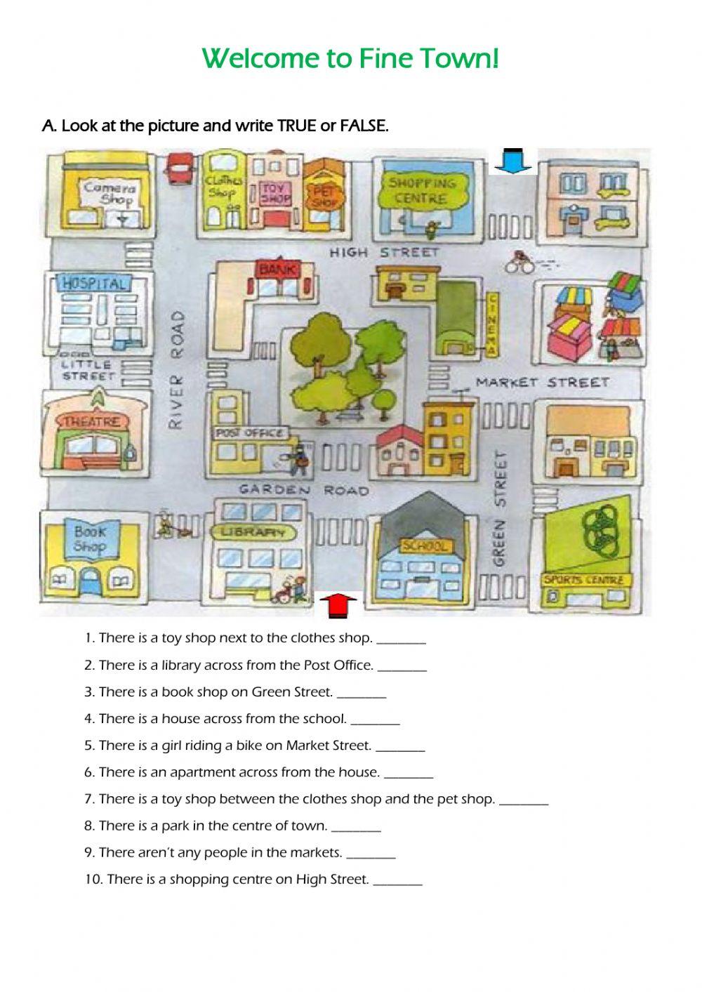 THERE IS-ARE + PREPOSITIONS OF PLACE 