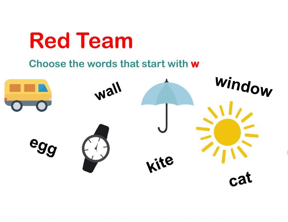 W letter worksheet | Live Worksheets