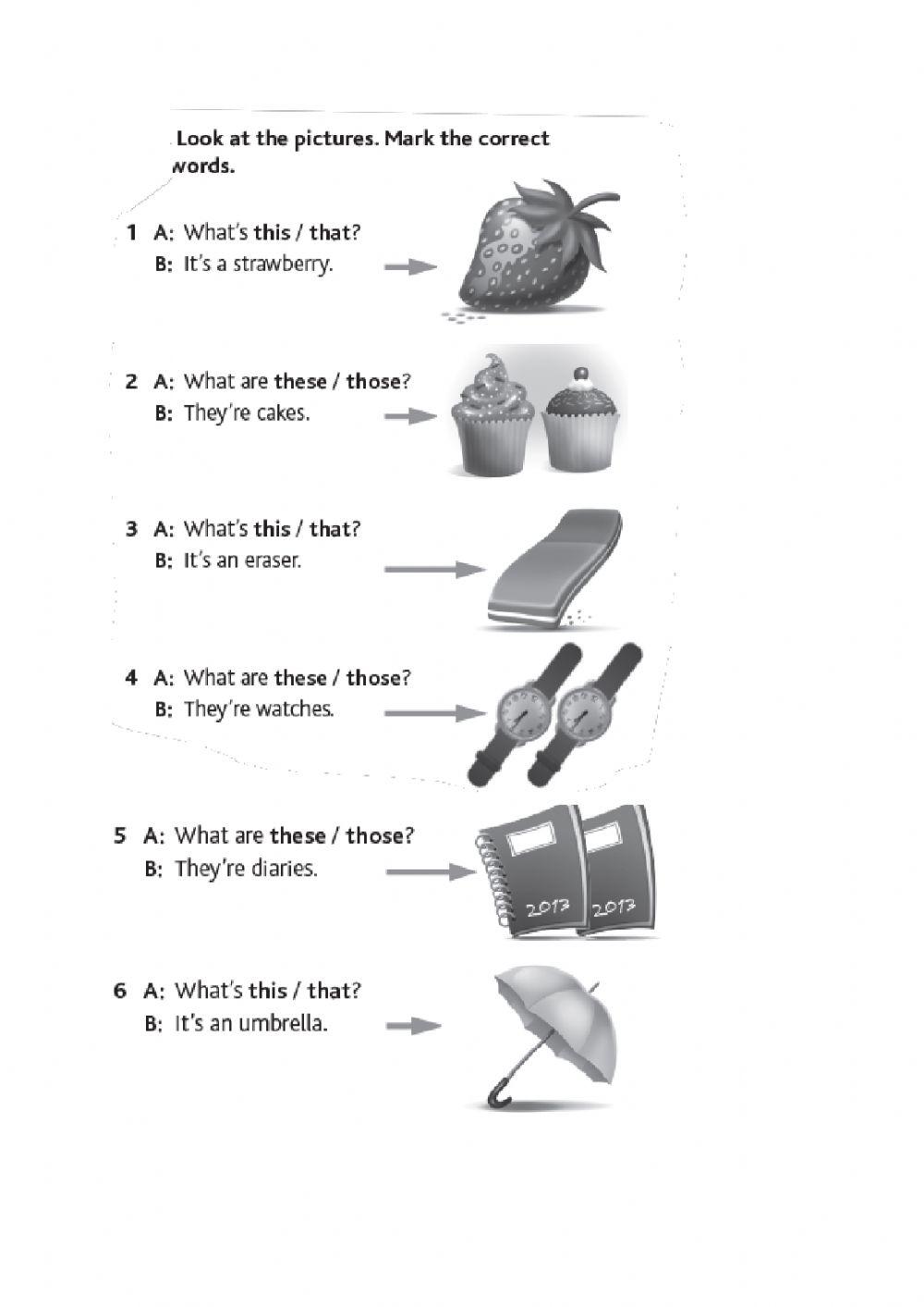 That this those these ex