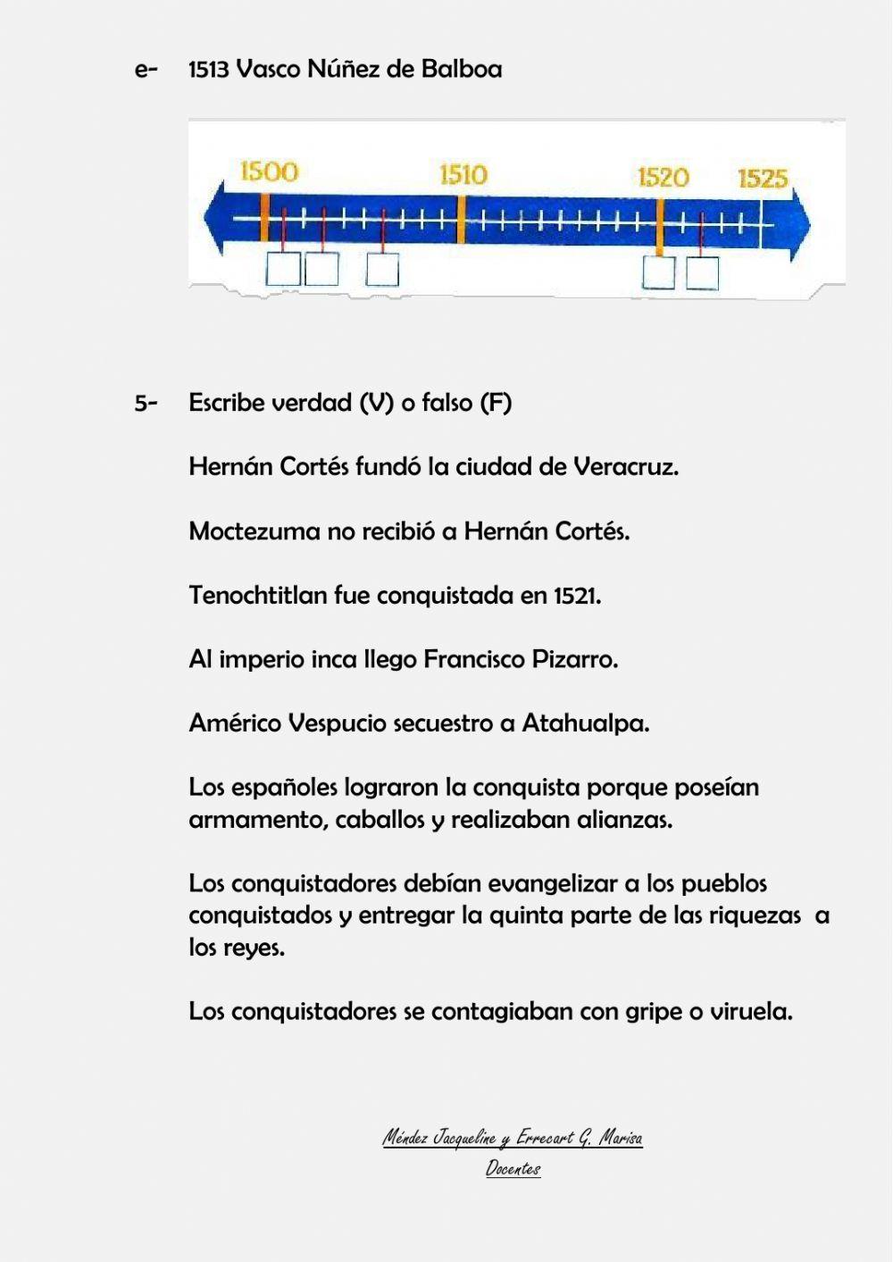 La conquista de América