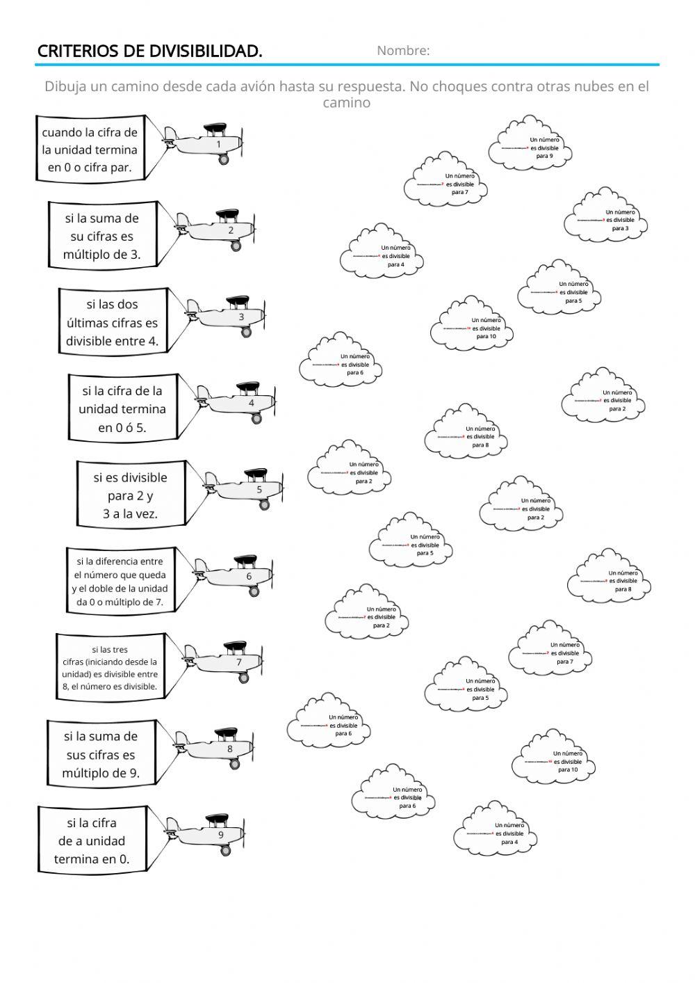 Criterios de divisibilidad