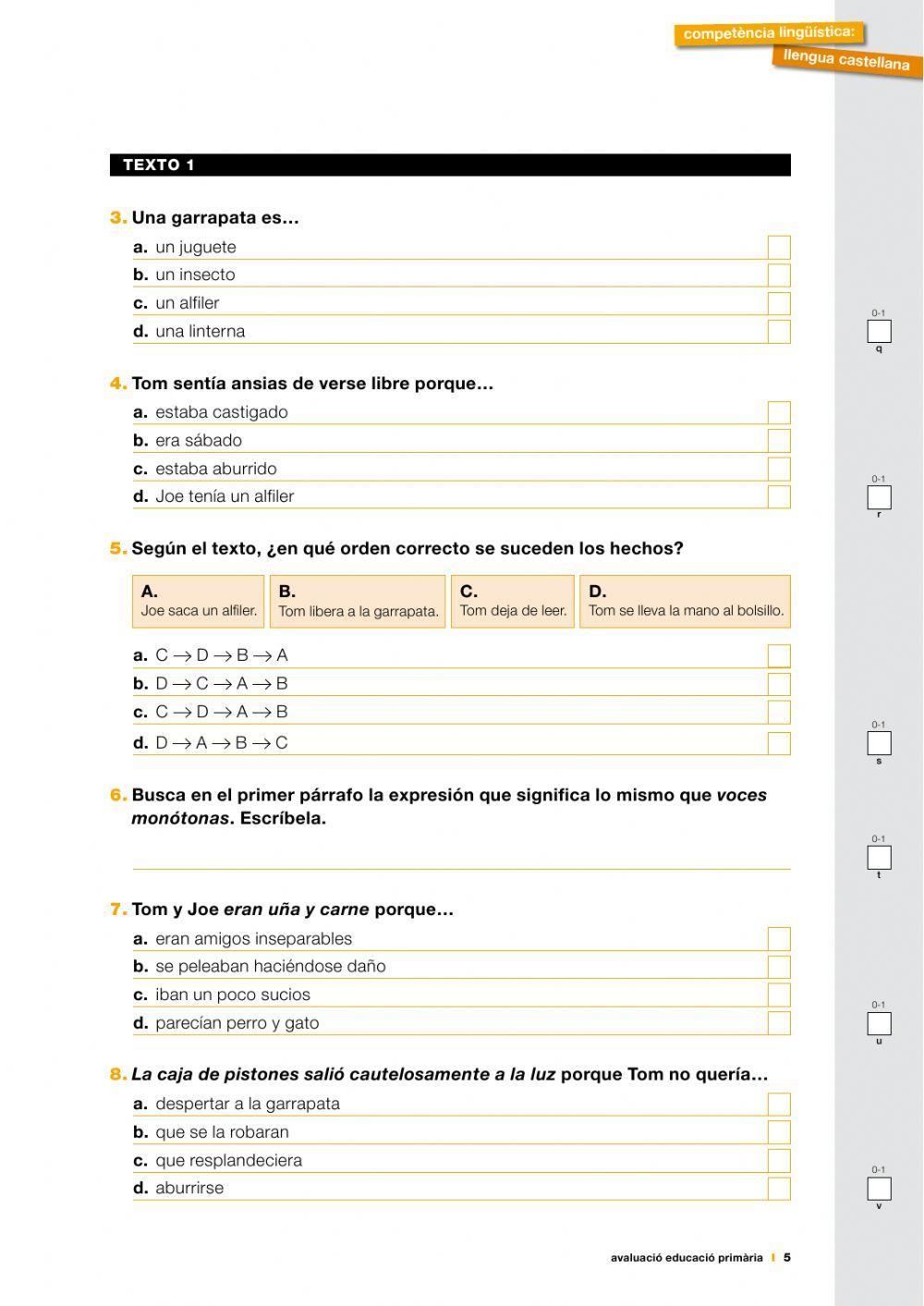 Comprensión lectora 3