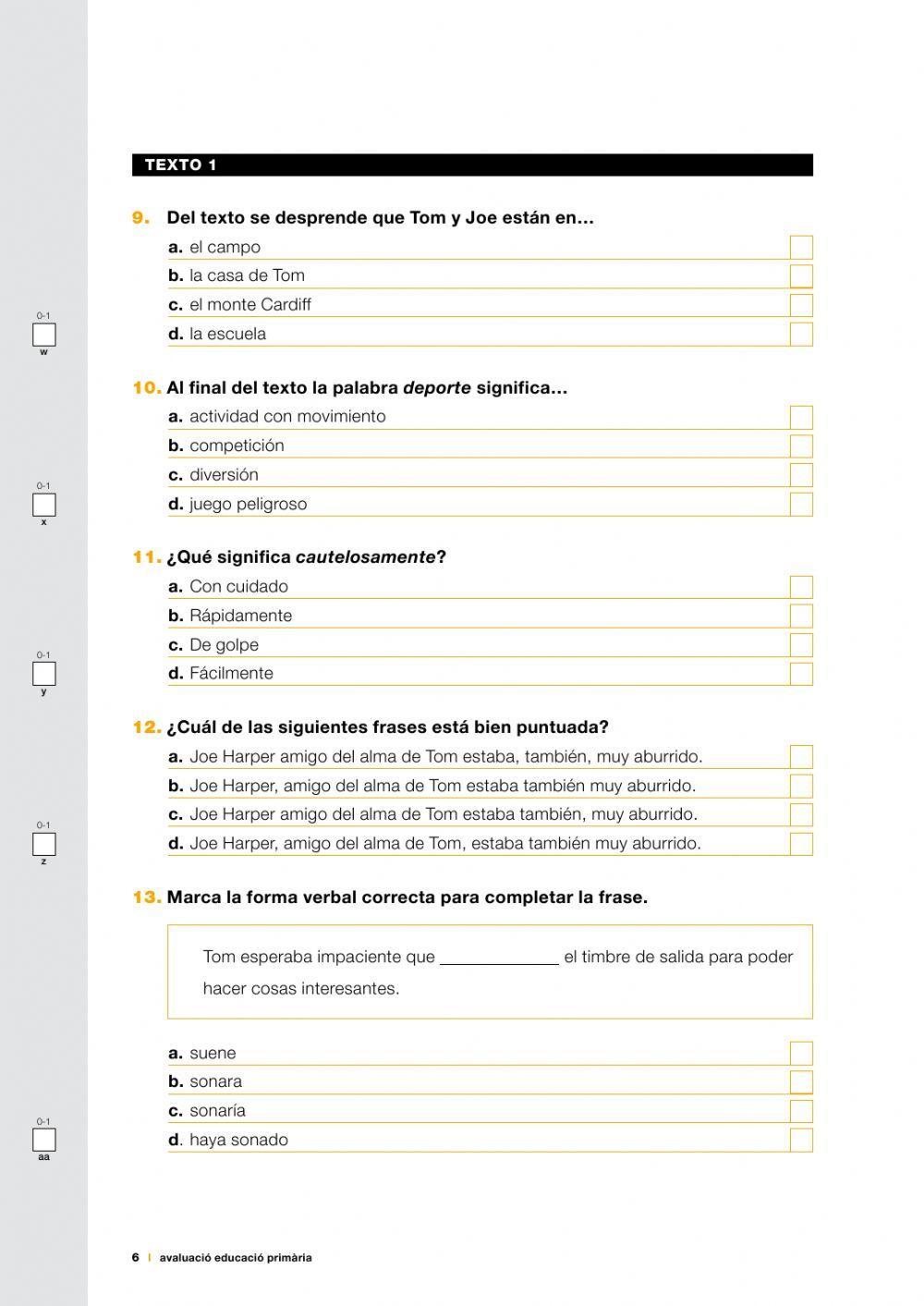 Comprensión lectora 3