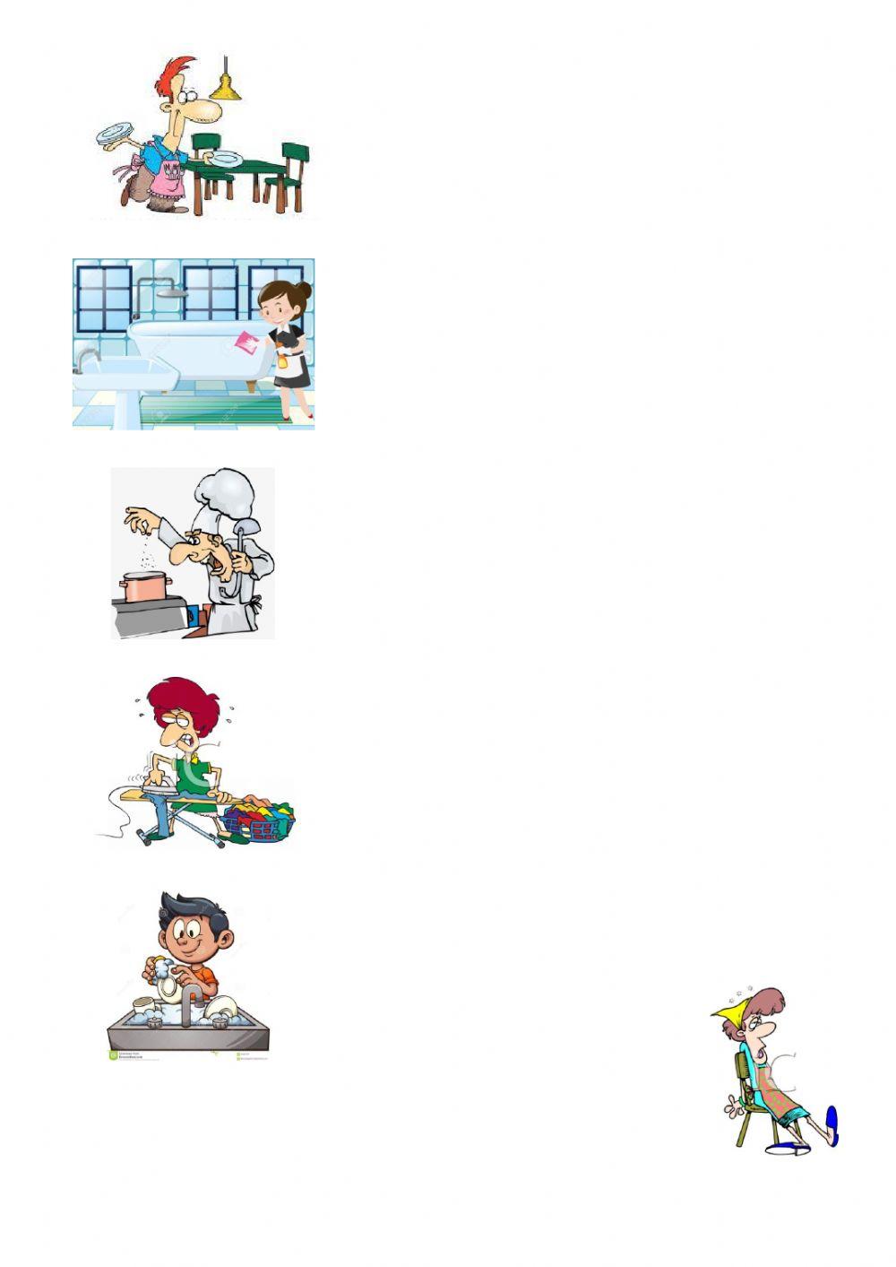 CLEANING - VOCABULARY