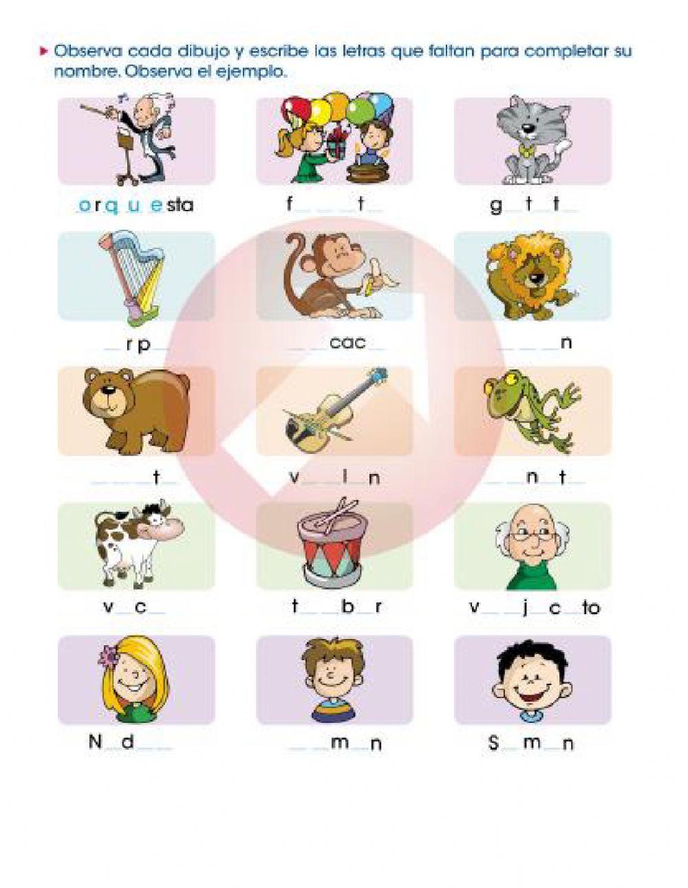 EVALUACION 1er TRIMESTRE ESPAÑOL 1°