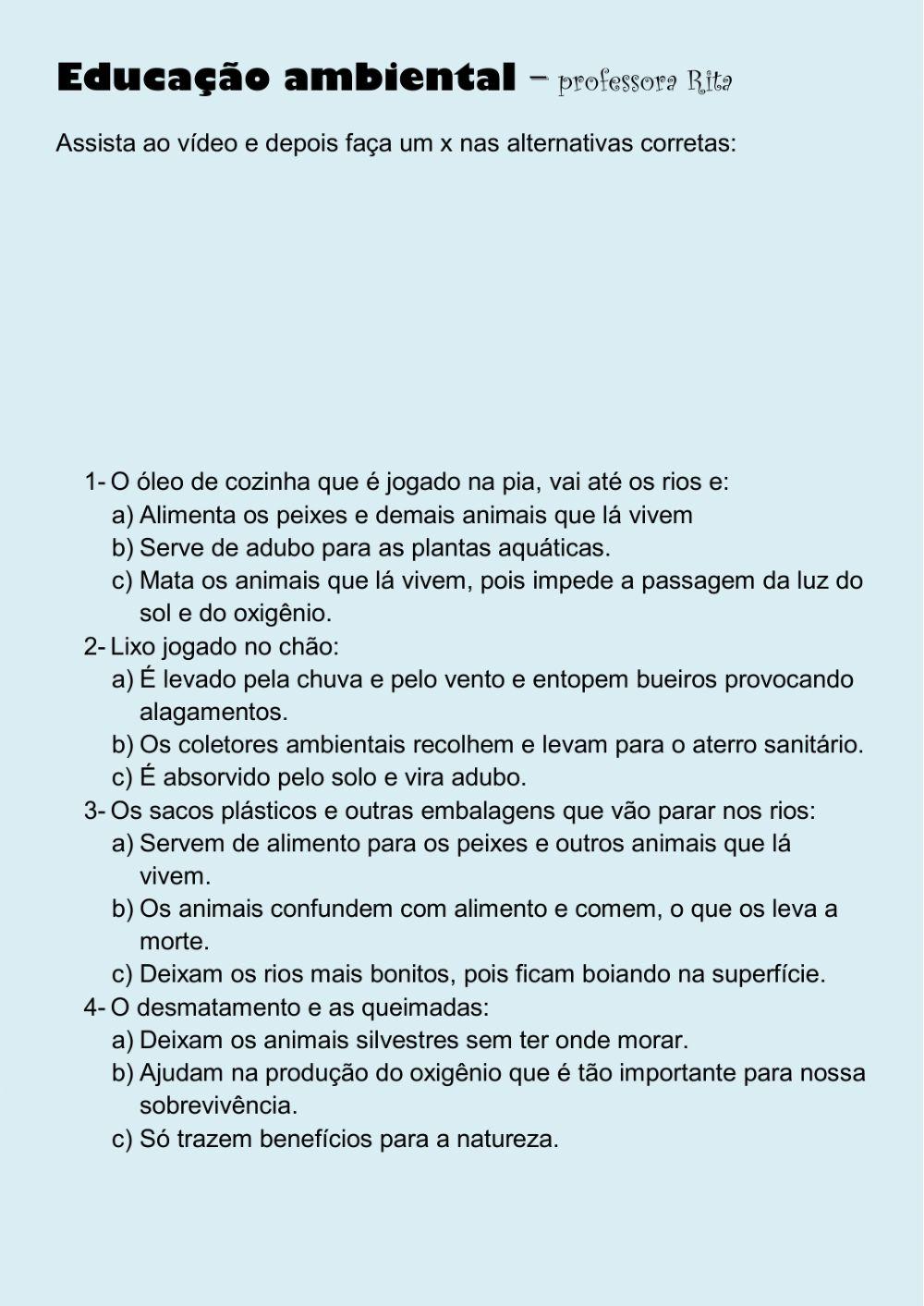 Educação ambiental