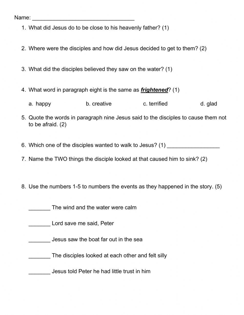 Jesus walk on water Jesus walk on water