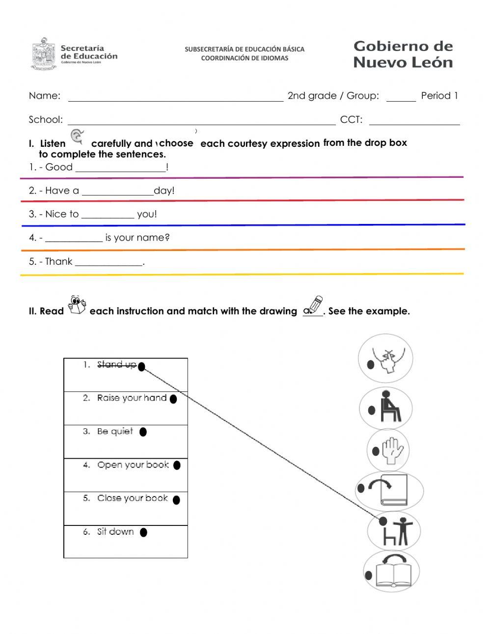 2nd grade - Period 1 public